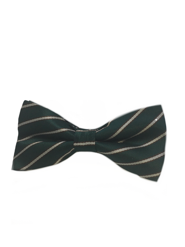 Forest Green & Cream Stripe