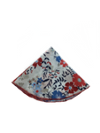 White, Red & Blue Flowers