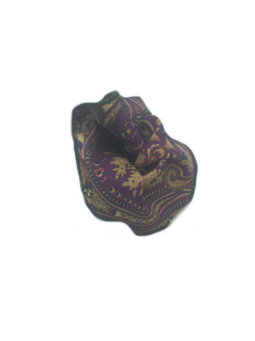 Purple & Tan Paisley